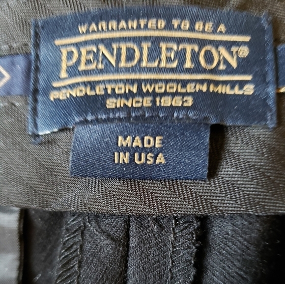 Pendleton Womens Wool Straight Leg Black Dress Pants-Size 6 - Picture 6 of 8